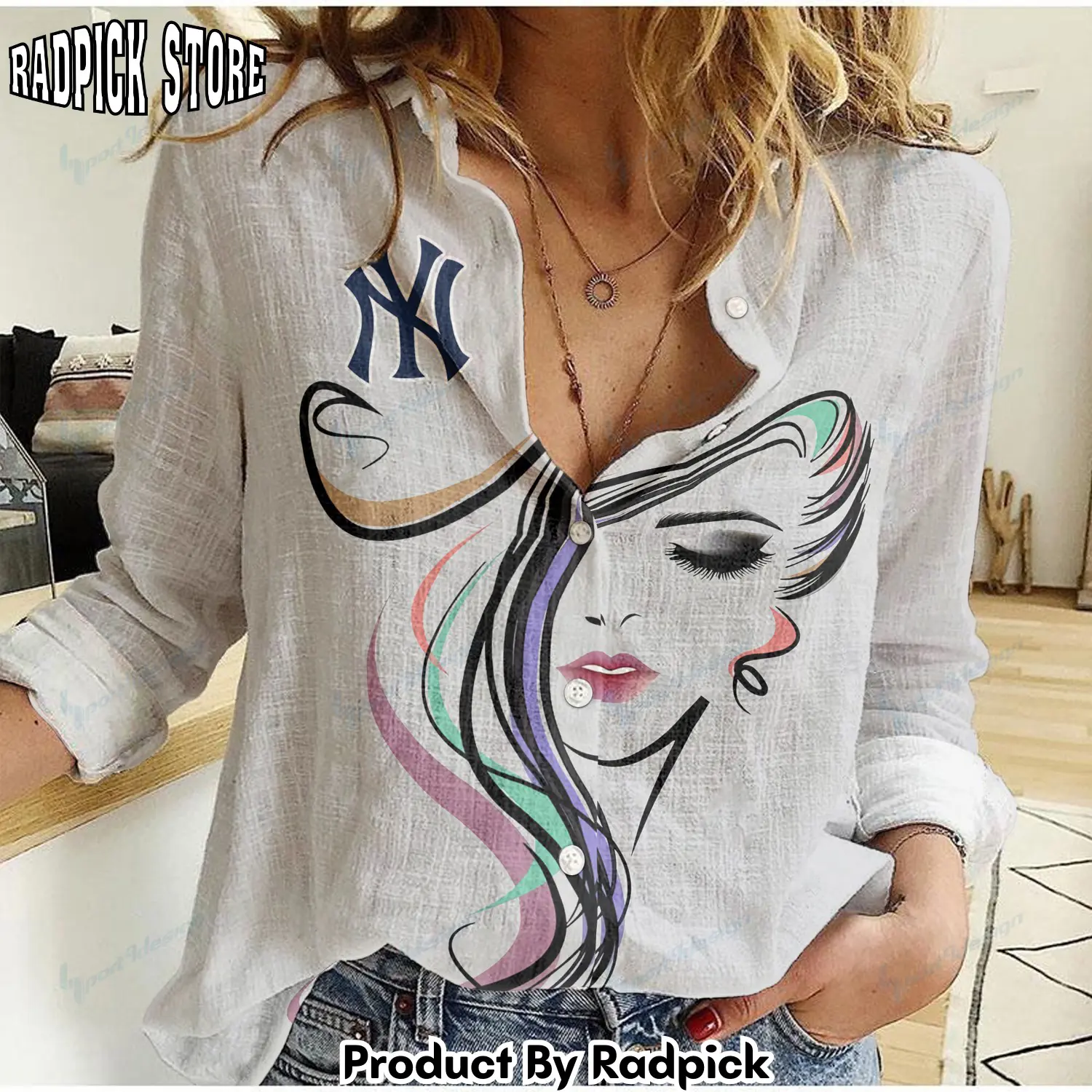 Radpick new york yankees woman shirt rp662477